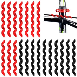 Frame Protectors Bicycle Brake Cable Protectors Wire Wrap Bicycle Rubber Sleeves [Pack of 20] Abrasion Resistant Pipeline Protection Brake Cable Protector Bicycle Rubber Hose Guide Protective Sleeve