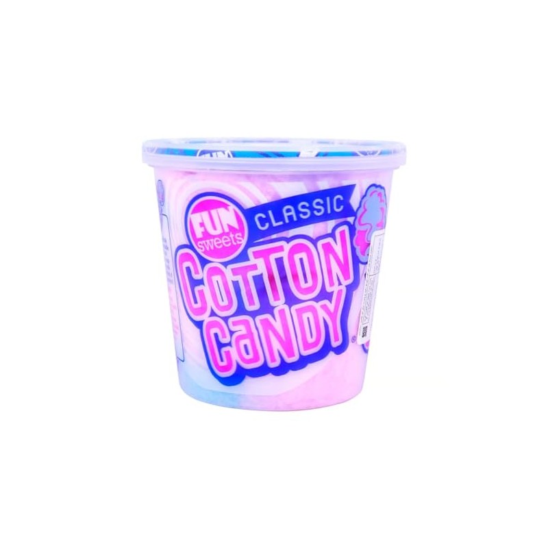 Fun Sweets, Cotton Candy Classic - Cup, 1.5 Ounce, Count
