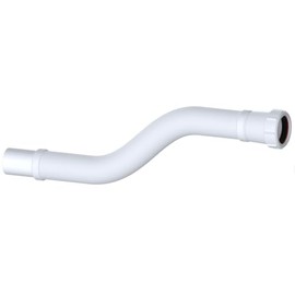 Universal Flexible Connector - 1.1/2 Inch x 40mm Compression x Plain Spigot, Perfect for Shower Waste or Pipe Installations