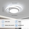 Dorlink LED Ceiling Light, 32W 2880LM Modern Ceiling Light Round