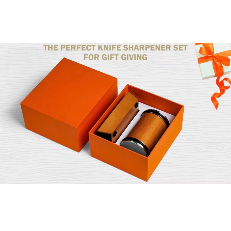 Professional Knife Sharpener Set with Diamond & Ceramic Grinding Discs,