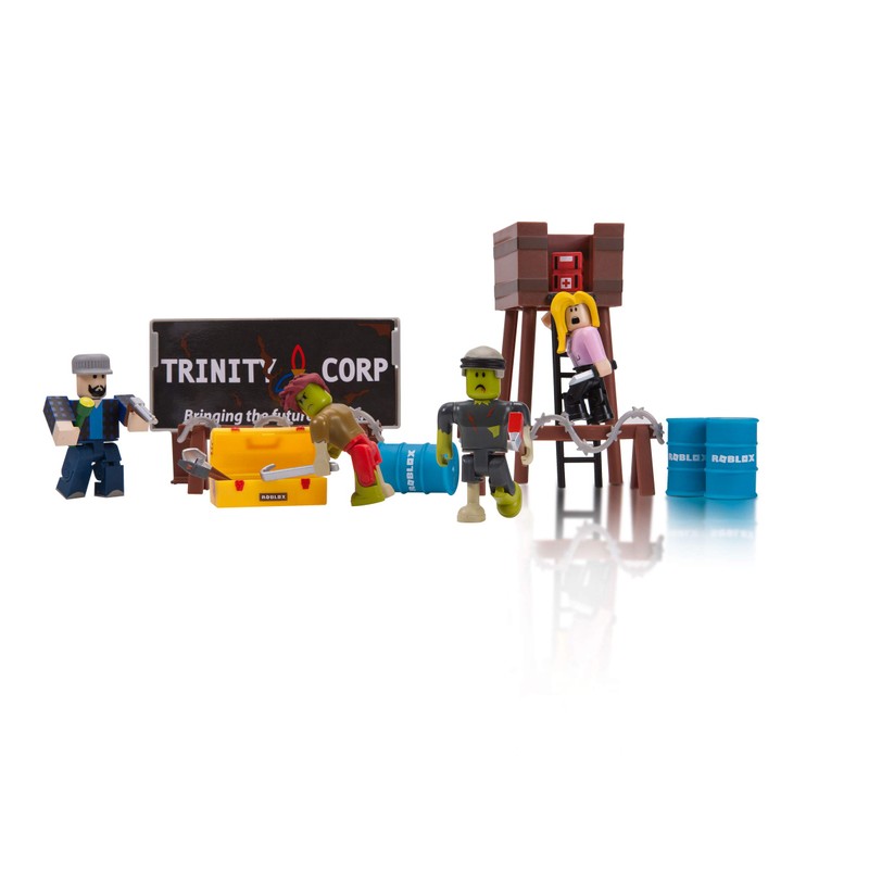 Roblox Action Collection - Zombie Attack Playset [Includes Exclusive Virtual