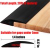 Coloch 20FT Floor Transition Strip, Self-Adhesive Carpet & Flooring Transitions