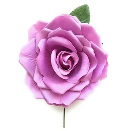 Large Flamenco Flower Hair Accessories, Typical Flamingo Dance Flower, April Fairs and Romeria, Flamingo Dresses, Flamingo Dresses, Flamenco Flower, Light Mauve, Diameter 19 cm