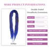 Shinon Dreadlocks Extension 22 Inch Double Ended Dreadlocks Extensions Dreads