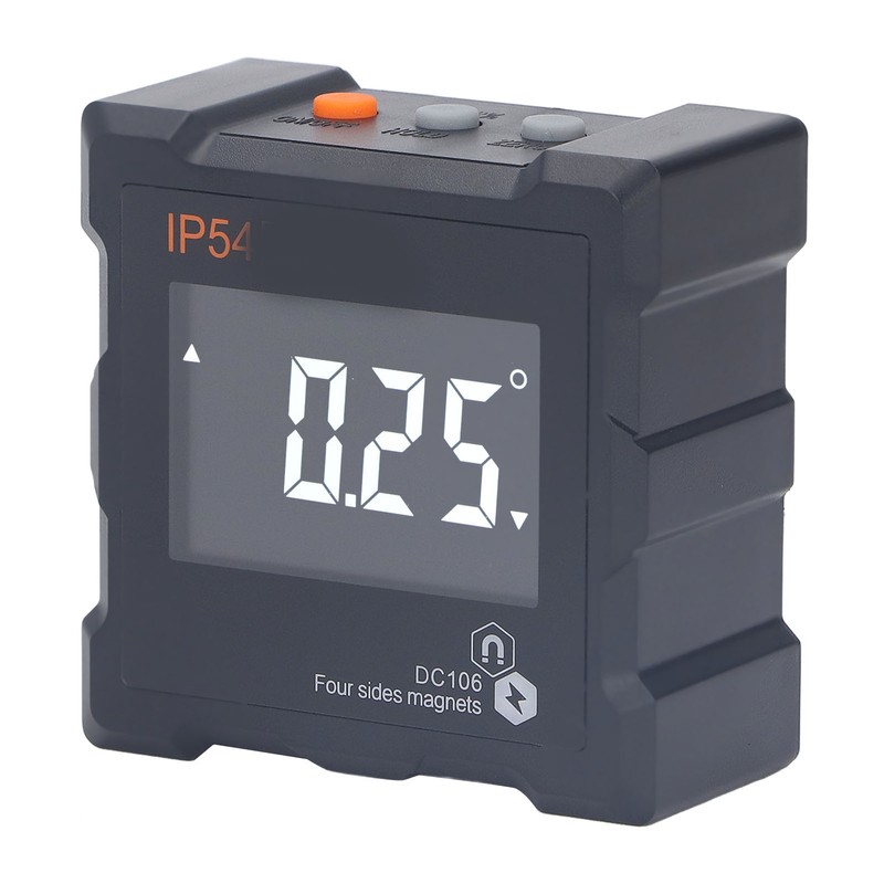 IP54 Angle Finder 4x90° LCD Digital Display 4 Side Strong