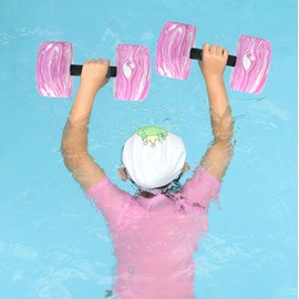 Aquatic Dumbbells for Pool Exercise,Foam Dumbbell Water Weights Barbells | Pool Fitness Equipment Portable Aerobics Workouts Set for Vacation Travel Holiday