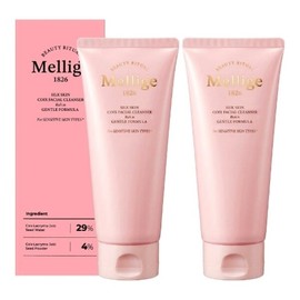 Meliji 1826 SilkSkin Coix Pack Facial Cleanser 150mlX2 / 멜리지 1826 실크스킨 율무 팩 페이셜 클렌저 150mlX2개