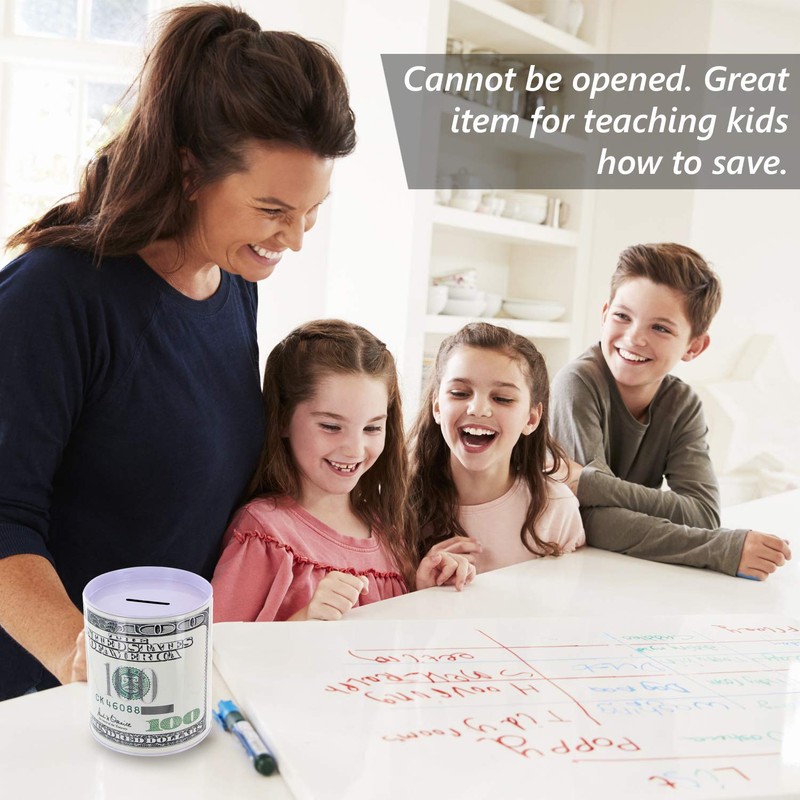 Metal Money Coin Bank by Kole Imports