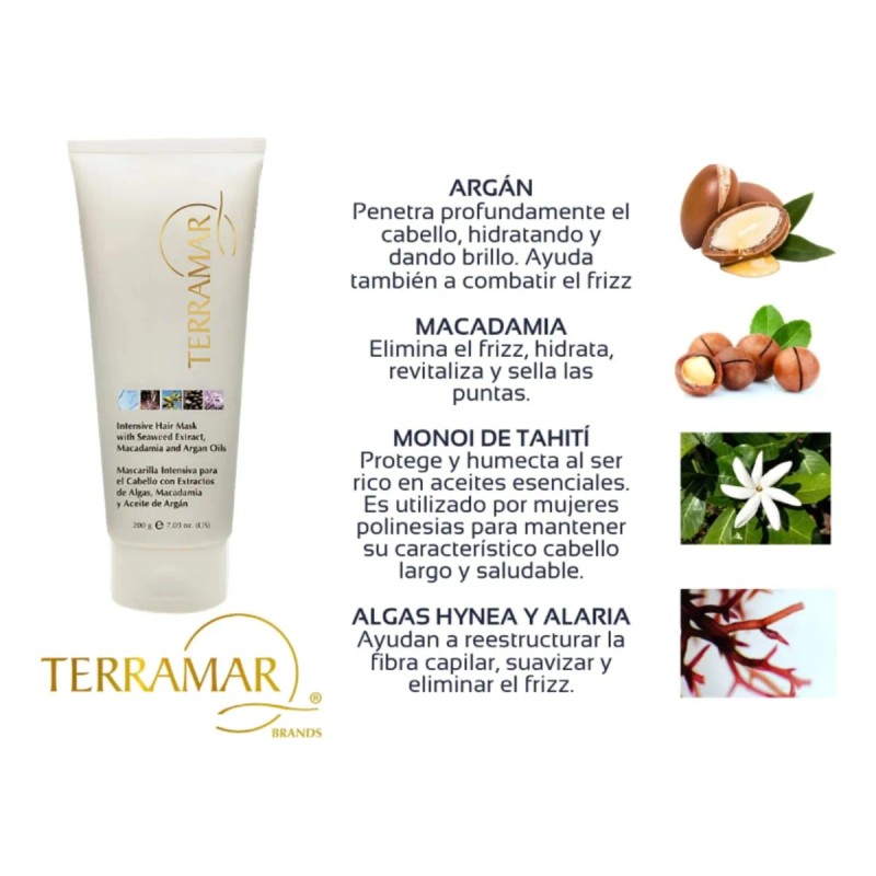 Mascarilla Intensiva 200g + Oleo De Argan 98ml Terramar