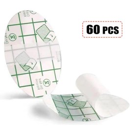 60pcs Ear Covers for Shower Waterproof Ear Stickers Ear Patches Protection Clear Earring Covers for Swimming Surfing Snorkeling Water Sports Breathable Ear Cover for Baby Kids Adults