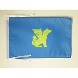 AZ FLAG NOGAIS TATARS FLAG 18'' x 12'' cords - NOGAIS SMALL FLAGS 30 x 45cm - BANNER 18x12 in