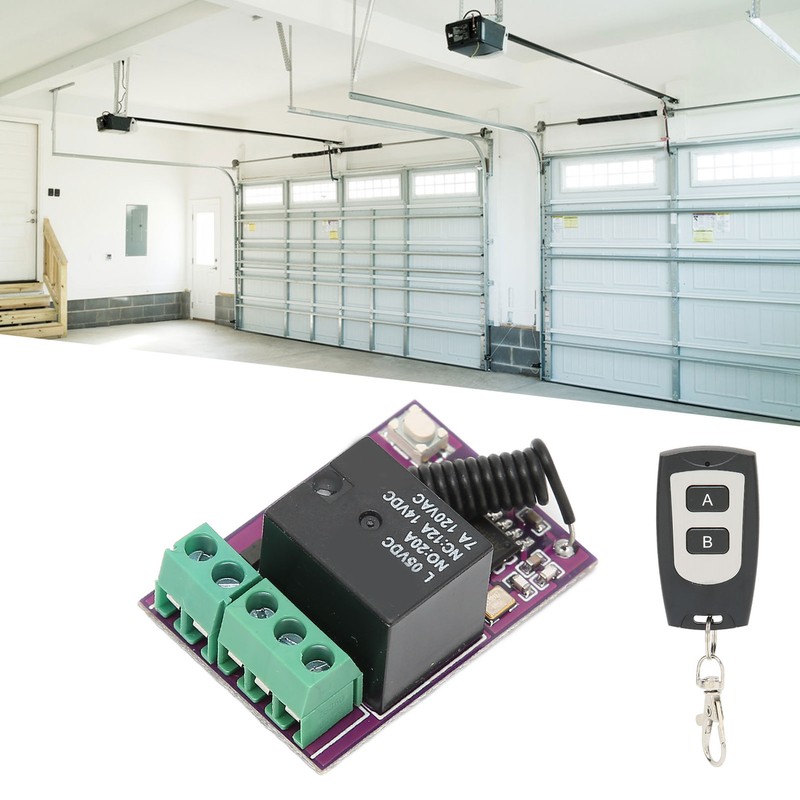 Remote Control Relay Switch 20A Mini Relay Wireless Switch for