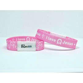 [I Love Jesus] Daily Audio Bible Verse Bracelet- Christian Daily Bible Verse Bracelet - Color: I Love Jesus, Size: Large