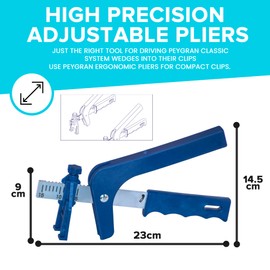 Peygran Adjustable Pliers for Classic Tile Levelling System: Home Improvement Tool for Precise Lippage-Free Tile Installation