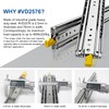 VADANIA 28" Industrial Grade Heavy Duty Drawer Slide with Lock