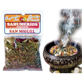 3 PCS ST.Michael-SAN Miguel Herbal Incense Mix SAHUMERIO ESPIRITUAL DE HIERBAS to Burn Over Charcoal