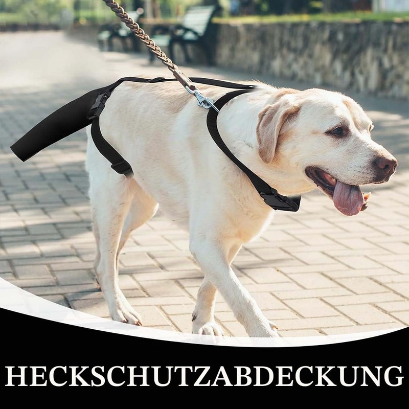 Dog Tail Protection, Dog Harness with Protective Cover for Tail