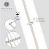 Nklaus 1 Metre Round Wick 100% Pure Cotton 3.5 mm