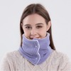 PAZOFA Neck Warmer, Button, Double-Sided Use, Unisex, Soft, For Winter,