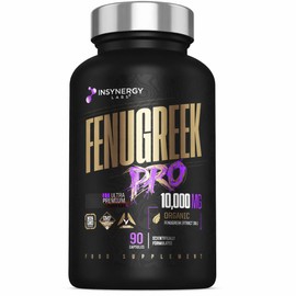 10,000MG Fenugreek Pro – Ultra Premium Organic Fenugreek Capsules – Fenugreek Supplement 90 Vegan Capsules High Strength Supplements