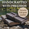 ThoughtSpace Journals Prayer Journal for Men - Leather Journal Notebook