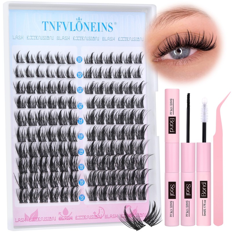 Manga Lash Clusters Kit Natural Lash Extension Kit Wispy Eyelash