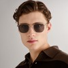 Le Specs Neptune Deux Sunglasses, Gold Khaki Mono Polarized, One