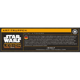 Atomic Mass Games Star Wars: Legion ARF Troopers Unit Expansion - Tabletop Miniatures Game, Strategy Game for Kids and Adults, Ages 14+, 2 Players, 3 Hour Playtime, Made by Atomic Mass Games