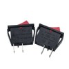 RK1-15 Rocker Switch, 2 Pin Maintained, 16A 125/250VAC, T100/55, 2Pcs
