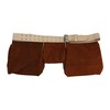 USA PRO TOOLS Light Brown Suede Leather Tool Belt Pouch