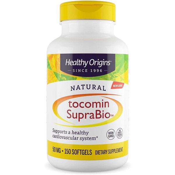 Healthy Origins Tocomin SupraBio (Tocotrienols) 50 mg, 150 Softgels