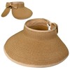 SUN CUBE Sun Visor Hats Women, Straw Beach Hats for