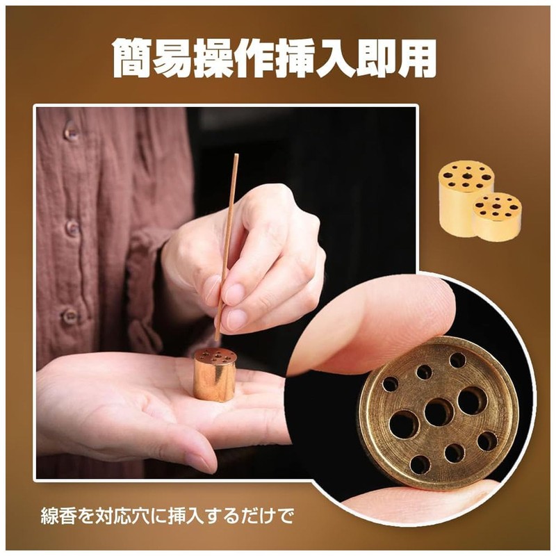 Mirhua Incense Burner, Cylindrical Incense Burner, Stylish and Convenient, For