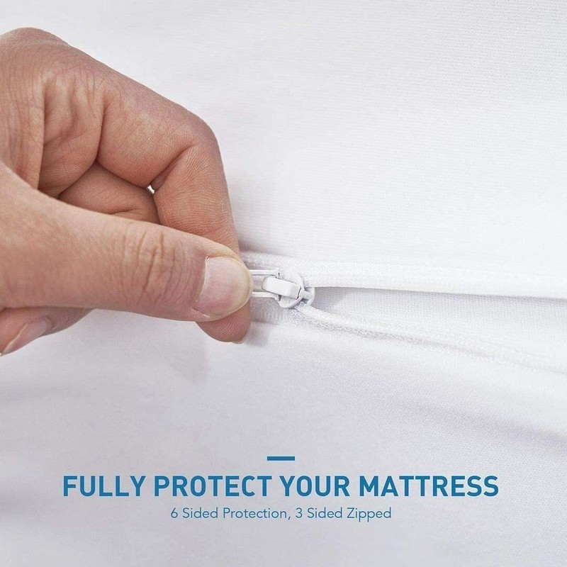COMFORTNIGHTS, Supersoft Hypo-allergenic Microfibre Fully Encased mattress protector, Super-King