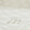 Gold&Deer 14k Goldfield Basic Crystal Cubic Earrings 3mm / 골드앤디어