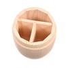 COLLECTOR Wooden barrel-shaped kitchen organizer Utensil Crocks – Natural light