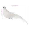 2 Pcs Artificial Peace Dove Animal Cosplay Party Hair Clips