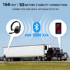 EKSA Bluetooth Trucker Headset, Wireless Headset with Environmental Noise Cancelling