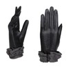 MoDA Women's Ms. Athens Genuine Leather Fully Lined Winter Gloves