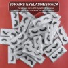 30 Pares Pestañas De Visón 3d De Larga Duración Naturales