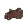Barsony Brown Leather Horizontal Canted Knife Sheath