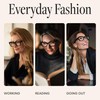 CCVOO Reading Glasses for Women, Stylish Eyeglasses, Blue Light Readers