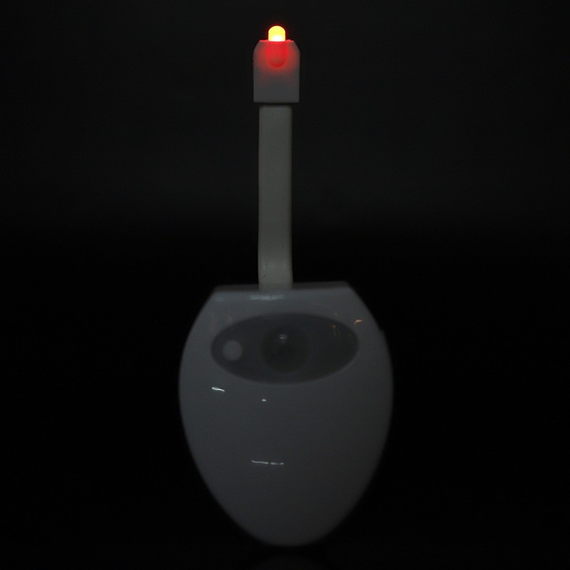 Rechargeable Toilet LED Motion Induction Bathroom Night Light Sensor with