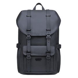 Kaukko Backpack for Men, Women and Students 17 Inch Backpack for 15 Inch Notebook, Casual Daypack, Black[ep5-9]