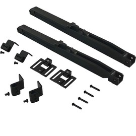 2PCS Sliding Door Fitting Soft Close Mechanism Spring Buffer Damper Upgraded Hole-Free Version Barn Door for Door Weight 40-60kg Adjustable Door Stopper Actuator Spacer