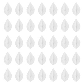 CoCud Mini Resin Flower, 0.18" Diameter, Miniature Tiny Flower Charm Dollhouse White - (Applications: for Nail Art, Fairy Garden Dollhouse DIY Crafts Nail Jewelry Making), 100-Pieces