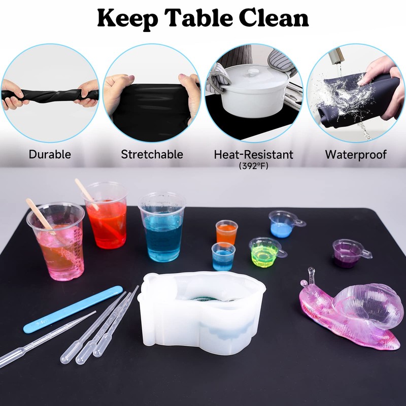 LET'S RESIN Extra Large Silicone Mat for Crafts, 27.7'' x