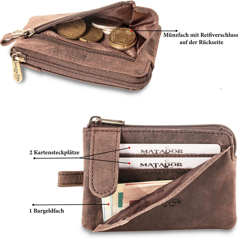 MATADOR K-51 Keyring, dark brown, Classic