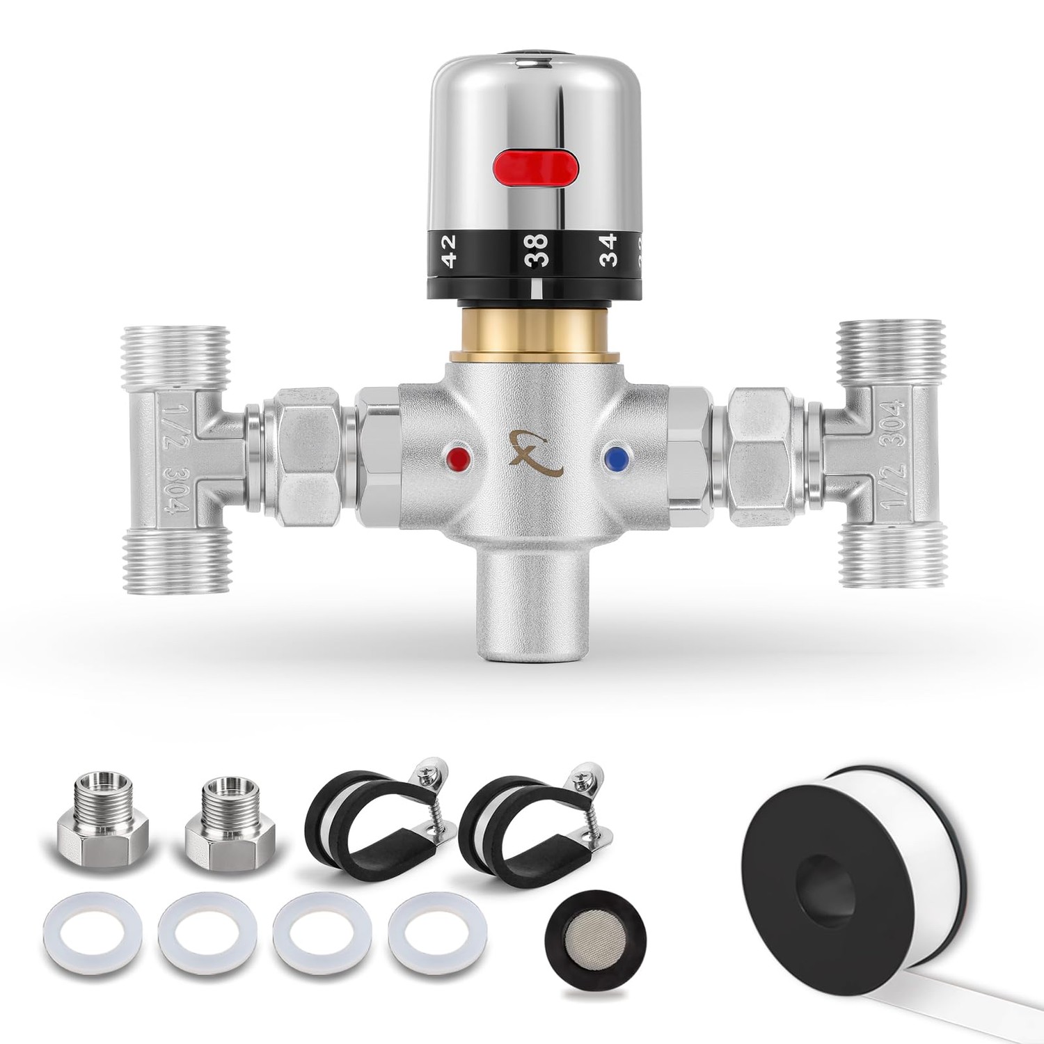 Moonshan Adjustable Temperature Bypass Sensor Valve Kit for Instant Hot ...
